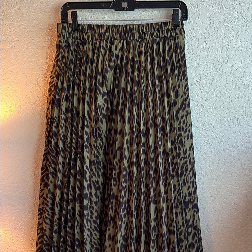 Leopard Print Skirt